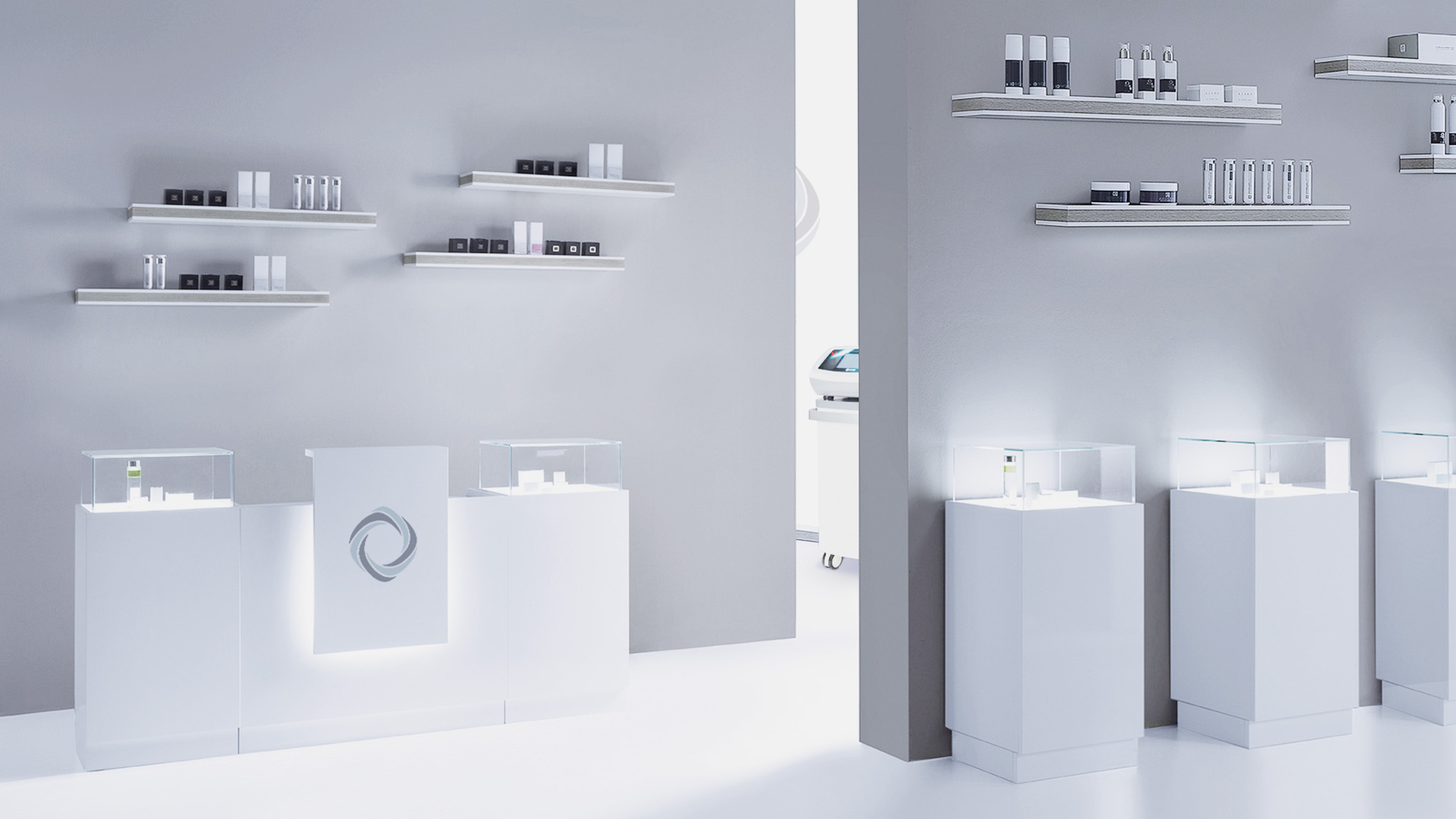 Intercosmed Showroom Berlin für medizinisch-ästhetische Behandlungssysteme und persönliche Fachberatung